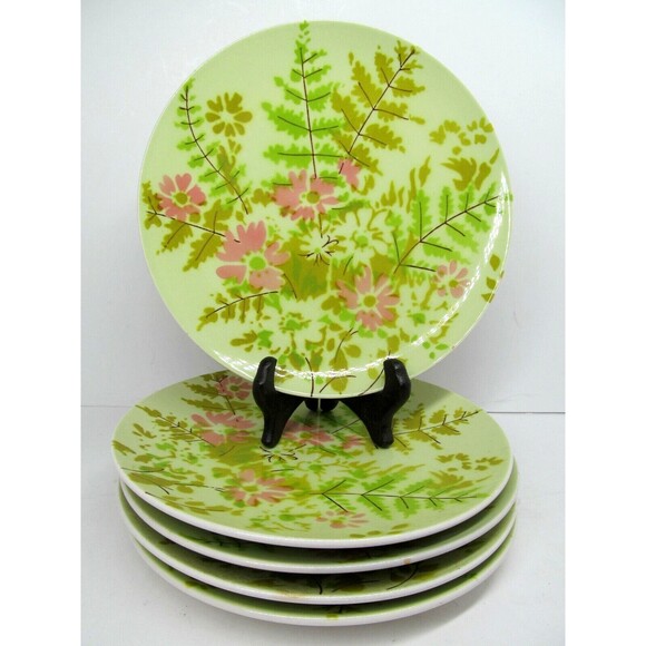 Mikasa Country Fashions Foliage Salad Plates 7 1/2" Bundle of 5 - Picture 6 of 12